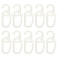 thumbnail image 1 of Shisuyan 10 Pcs Crochets de Rail de Rideau Petits Crochets de Rideau Crochets de Draperie pour Plafond Draperie Rideau, 1 of 9