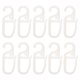 thumbnail image 1 of 10 Uds. Ganchos para riel de cortina, ganchos pequeños para cortina, ganchos para cortina de techo, 1 of 8
