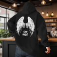 thumbnail image 2 of Angel Wing Hoodie for Men Women 2026 Fall Winter Long Sleeve Graphic Hooded Sweatshirt with Pockets Pullover Top Streetwear, 2 of 5