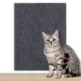 thumbnail image 1 of Xiao Hua Rascador para gatos, multifuncional, autoadhesivo y recortable, ideal para escalones, sofás y muebles, gris oscuro, 11,8 x 39,37 pulgadas, 1 unidad., 1 of 5
