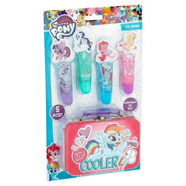 Townley Girl My Little Pony 4 Pack Lip Gloss with Tin, 5 CT Walmart