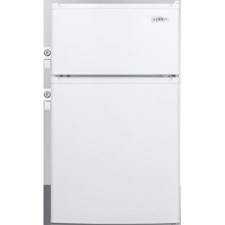 CP351WLL 20 Top Freezer Compact Refrigerator with 2.9 cu. ft. Capacity  Energy Star  2 Side Mounted Locks  Door Storage and Adjustable Thermostat  in (Best Side By Side Fridge)