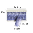 thumbnail image 2 of Rechargeable Bluetooth Keyboard and Mouse Combo Ultra-Slim Portable Compact Wireless Mouse Keyboard Set for Android Windows Tablet Phone iPad iOS, 2 of 5