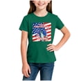 thumbnail image 4 of Cloaraye Boys Girls 4th of July T-Shirt Kids Independence Day Printed Crew Neck Short Sleeve Tee Shirts 2-14 Years, 4 of 5