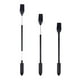 thumbnail image 4 of Mini Espátulas de Maquillaje Salvador Doble Punta Juego de Silicona Negro, 4 of 10