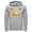 Athletic Heather, variant on Men's Pokemon Pikachu Wink Face Pull Over Hoodie White Medium