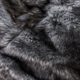 thumbnail image 4 of GDF Studio Laraine Glam Faux Fur 3 Ft. Bean Bag, Black and White Streak, 4 of 7
