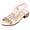 White, variant on Low Heeled Sandals for Women Vintage Rhinestone Open Toe Elegant Dressy Party Prom Heels Elastic Ankle Strap Silver Size 8