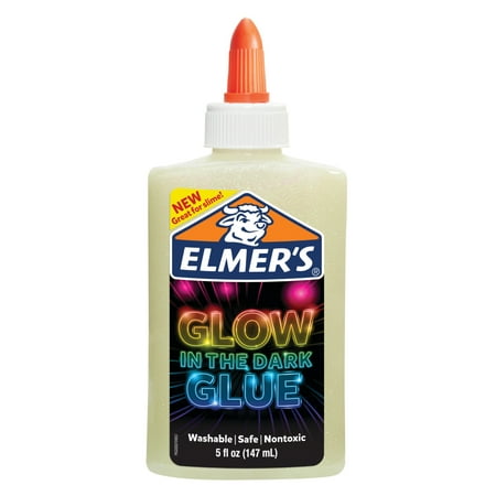 UPC: 0026000182225 | Elmer s Glow in the Dark Liquid Glue 5 oz. Natural