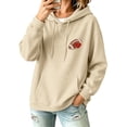 thumbnail image 7 of Kaondbfi Womens Football Embroidered Hoodie Casual Hooded Sweatshirt Long Sleeve Pullover Tops for Football Fans Fall Essentials Clothes, 7 of 7