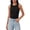 Black, variant on WHEANG 2026 New Ribbed Sleeveless Tank Top for Women High Neck Slim Fit Basic Blouse Daily Outfits Casual Vest Shirts Keeps Cool All-Day Comfort Summer Tops for Women(Color White Size 2XL)