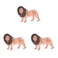 thumbnail image 2 of Guardoinrt Interactive Simulation Animal Figures Model for Kids Educational Toys Male Lion Type A 3Set, 2 of 6