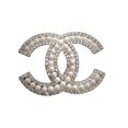 thumbnail image 2 of (GET IT) CC Brooch Women's Shirt Small Suit Decorative Brooch Pearl Decorative Button Brooch_Newwa, 2 of 2