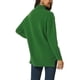 thumbnail image 3 of Suéter de pullover de manga larga con cuello alto y dobladillo partido para mujer INSPIRE CHIC M Verde, 3 of 6