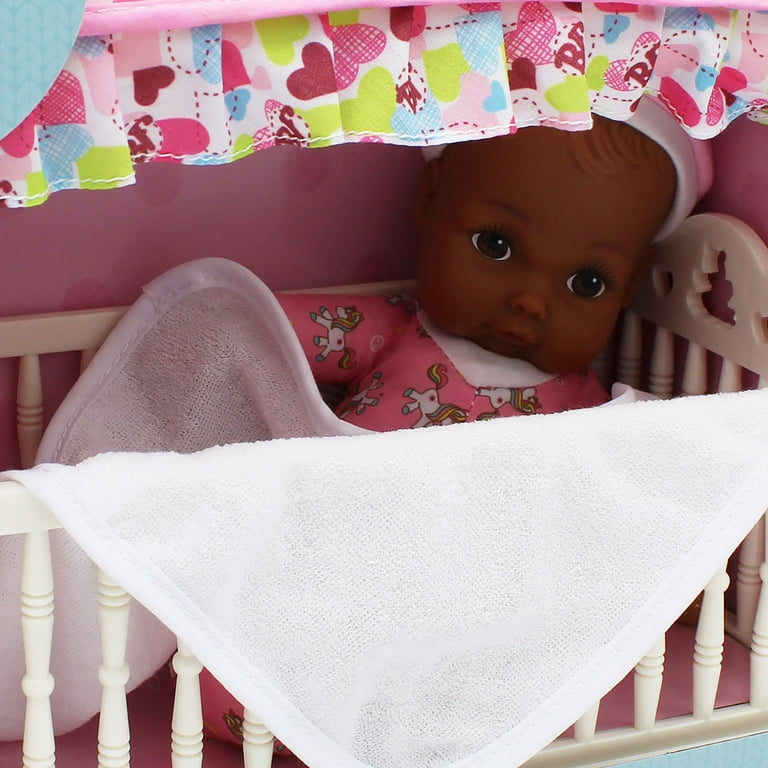 Baby's First Canopy Crib with 9