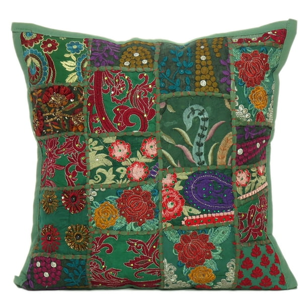 Oussum Embroidered Decorative Throw Pillows Covers for