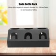 thumbnail image 3 of Soporte para Botellas de Refresco Accesorios Secos Hierro Silicona 3 Orificios Escurridor Soporte Estante Portavasos Negro para Botellas de Refresco Escurridor Secado Figuras de ANGGREK  Otros, 3 of 8