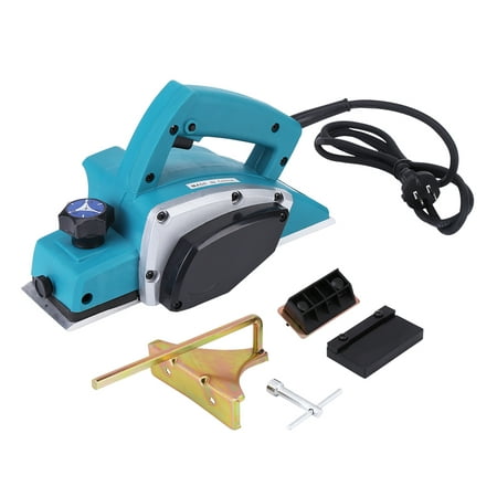 Wood Planer,110V Portable Electric Wood Planer Hand Held Woodworking Power Tool for Home