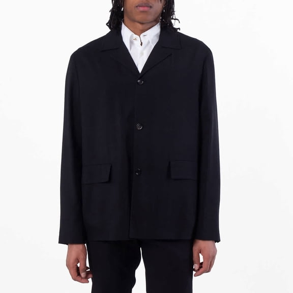 Burberry Loose Fit Wool Tailored Jacket, Brand Size 50 ( US Size 40 )