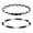 Style 1, variant on 2 Pcs Baseball Necklaces Beaded Necklace Chain Three Braided Rope Accessory Sport Gift Birthday