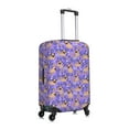 thumbnail image 3 of Bixox Washable Pugs and Flowers Printed Luggage Cover, Fashion Suitcase Protector Fits for Large luggage, 3 of 8