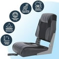 thumbnail image 4 of Huisuilinss Boat Seat,Low Back Fishing Boat Seat,Fold-Down Fishing Boat Chair,2 Pack Captain Boat Seat With Thickened Sponge Padding And Hinge For Sightseeing Boat Speedboat Canoe, 4 of 7