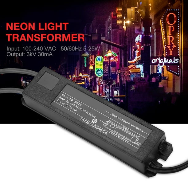 Tebru Neon Light Sign Electronic Transformer Power Supply 3KV 30mA 5