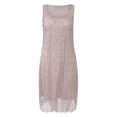 thumbnail image 4 of EHQJNJ Womens Dresses Winter Women's Spring and Autumn Fashion and Leisure Lace Chiffon Dress Two Piece Set Casual Dresses for Women 2024 Trendy Fall Plus Size Green Velvet Dress, 4 of 8