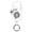 White, variant on Retractable Badge Reel with Carabiner, 120cm Heavy Duty Keychain Holder with Sliding Lock, Anti Lost ID Reel for Keys Fishing Gear Camping Work