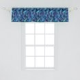 thumbnail image 2 of Ambesonne Blue Window Valance, Play Cards Theme Design, 54" X 12", Fern Green Purple, 2 of 3
