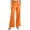 Orange, variant on Travel Outfits Women Airport Women's Casual Trousers For Everyday And Vacation Straight Leg Design With Side Pockets For All Seasons Basic Solid Color Pants Casual Pants Women High Waist Orange S