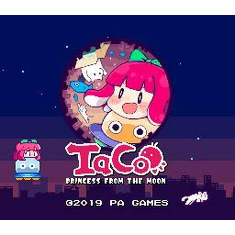 Taco : Princess From The Moon ( Nekotako Us Snes Cartridge Version )