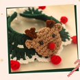 thumbnail image 3 of Gardjoe Hand Knitted Plush Christmas Cat Collar with Pom Pom Accents and Adjustable Fit for Small Cats Winter Holiday Dress Up Gift, 3 of 7