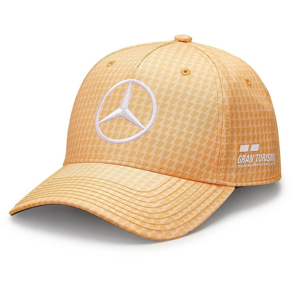 Mercedes AMG Petronas F1 Lewis Hamilton Baseball Hat Peach