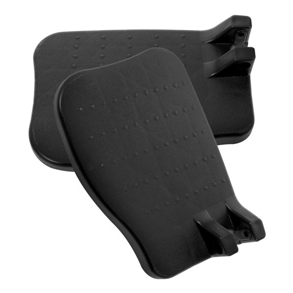 Milisten Universal Wheelchair Footrest Replacement with AntiSlip Black PP Material for Home Use Fits All Brands 1 Pair
