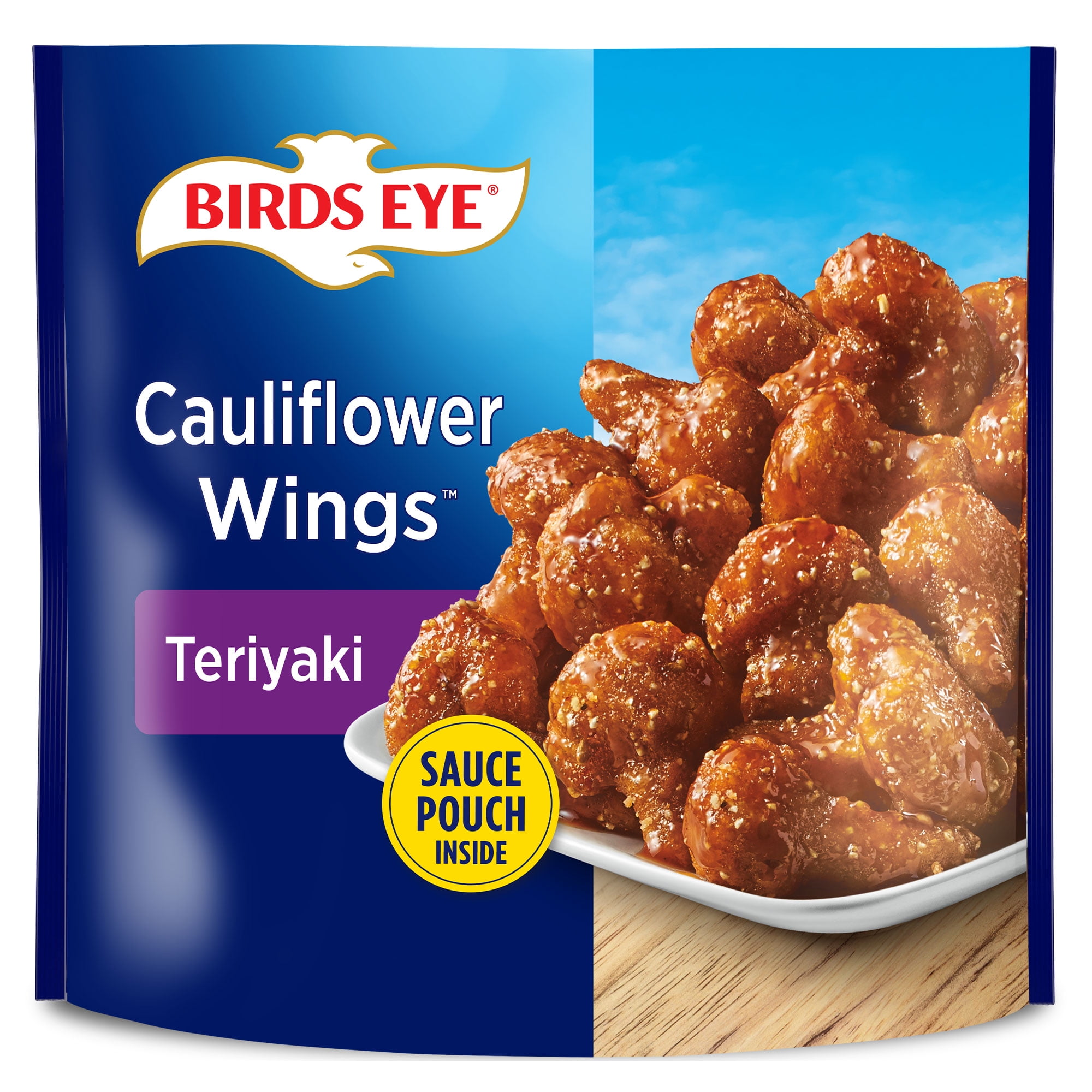 Birds Eye Teriyaki Cauliflower Wings, Frozen Vegetable, 13.5 OZ Bag