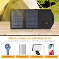 thumbnail image 2 of Amdohai 7W Foldable Solar Panel Portable Solar Power Solar Panel Solar Module Panel Portable High Efficiency Solar Panel with USB Port, 2 of 8