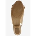 thumbnail image 5 of Comfortview Women's The Rider Leather-Like Slingback, 5 of 6