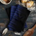 thumbnail image 6 of Navy Blue Black Ombre Kitchen Towels Set of 4, Water Absorbent Dish Towel, Modern Abstract Striped Gradient Decorative Hand Towels - Quick Drying Cloth for Cooking Baking, 18x28 Inch, 6 of 8