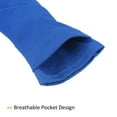 thumbnail image 4 of Size M Soccer Shin Guard Socks, Breathable Sleeves for Running, Blue 2 Pack, 4 of 5