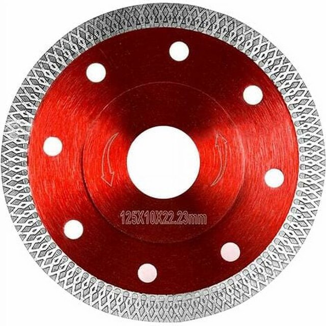 Disco de diamante 125 para azulejos, Disco de diamante de corte fino en seco, Disco de corte de diamante Hoja de sierra circular para azulejos Granito Cerámica Mármol Azulejos Piedra caliza Madera