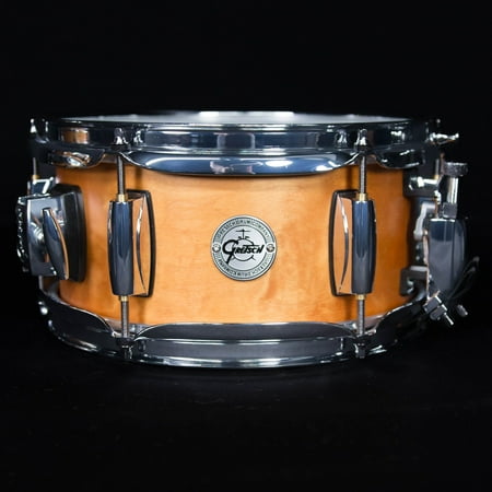 Gretsch 5" x 10" Full Range Birch Snare Drum, Satin Classic Natural