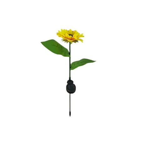 

LED Solar Sunflower Lights Lawn Simulation Sunflowers Lamp Decoration for Pathway Patio Yard 20 Beads