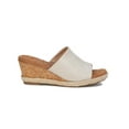 thumbnail image 5 of Walking Cradles Adele Women Wedge Slide Sandal In Ivory Nappa Leather, 5 of 6
