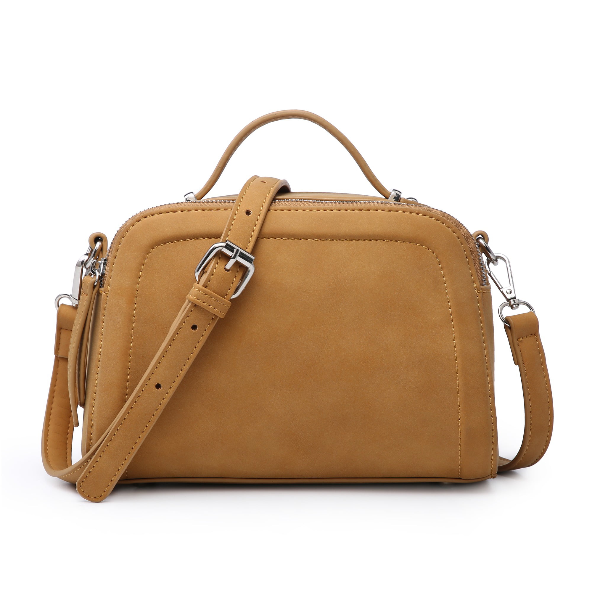 Women Outdoor PU Leather Backpack Shoulder Handbag School Travel Daily Bag 8413 