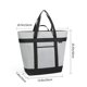 thumbnail image 4 of Insulated Cooler Bag, Reusable 40L Soft Cooler Bags Grey, 4 of 5