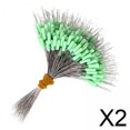 thumbnail image 1 of 2 X 300 Piezas De Tapones De Silicona Suave Para Pesca, Forma De Cilindro, Conector En L, 1 of 5