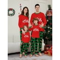 thumbnail image 2 of Pijamas familiares a juego de Navidad 2025, pijamas con estampado de Papá Noel Feliz Navidad, conjunto de ropa para adultos y niños, mono de bebé + ropa para perros, 2 of 4