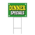 thumbnail image 1 of Dinner Specials Green (18" x 24") Yard Sign, Includes Metal Step Stake, 1 of 6