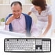 thumbnail image 5 of Teclado con cable USB para usuarios de baja visión con teclas blancas grandes Letras negras para hombres de edad avanzada Abanopi  Teclado, 5 of 6